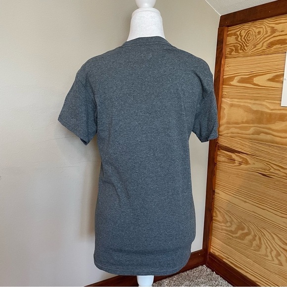 Tropical Relax Sugar Skull Cozumel Mexico Grey Short Sleeve Tee Small - Picture 3 of 7